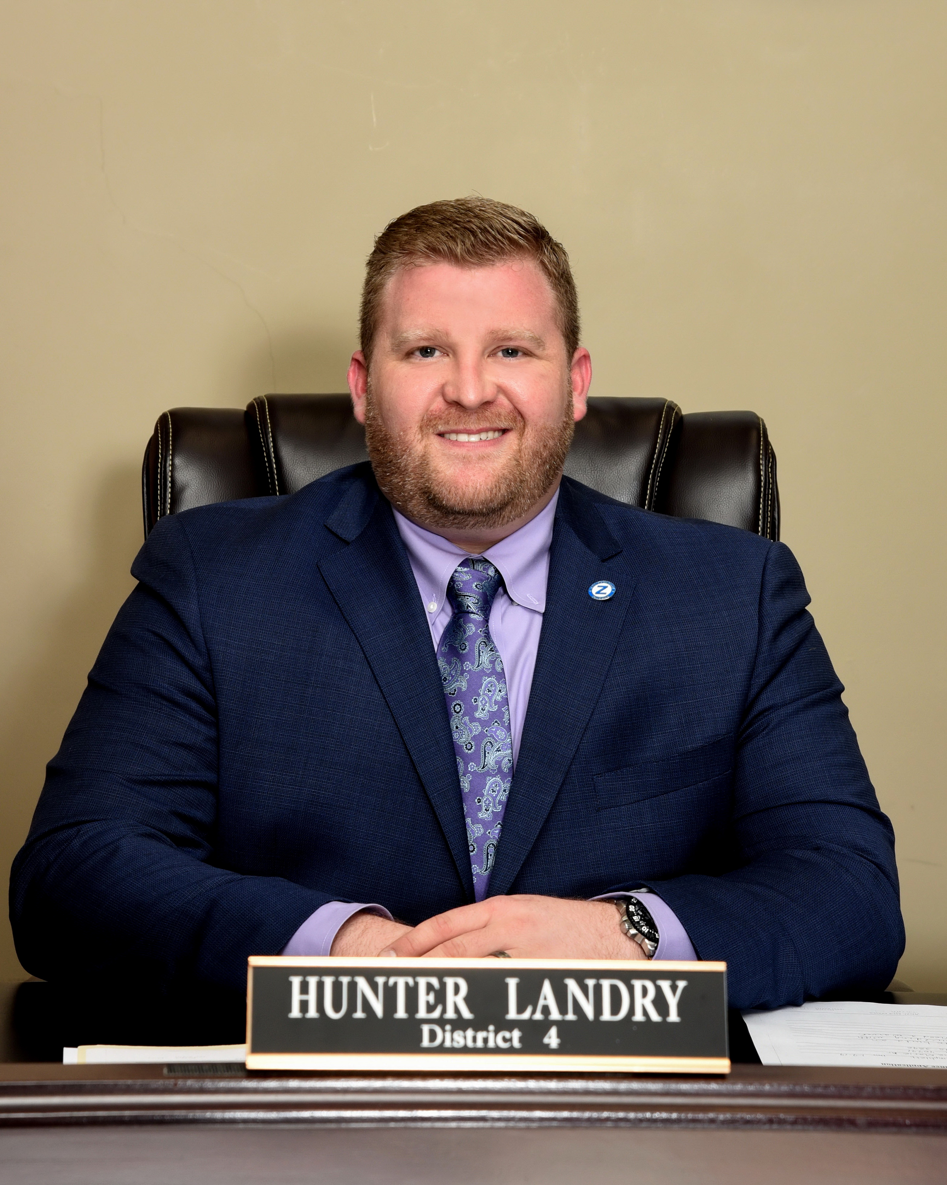 Councilman Hunter Landry